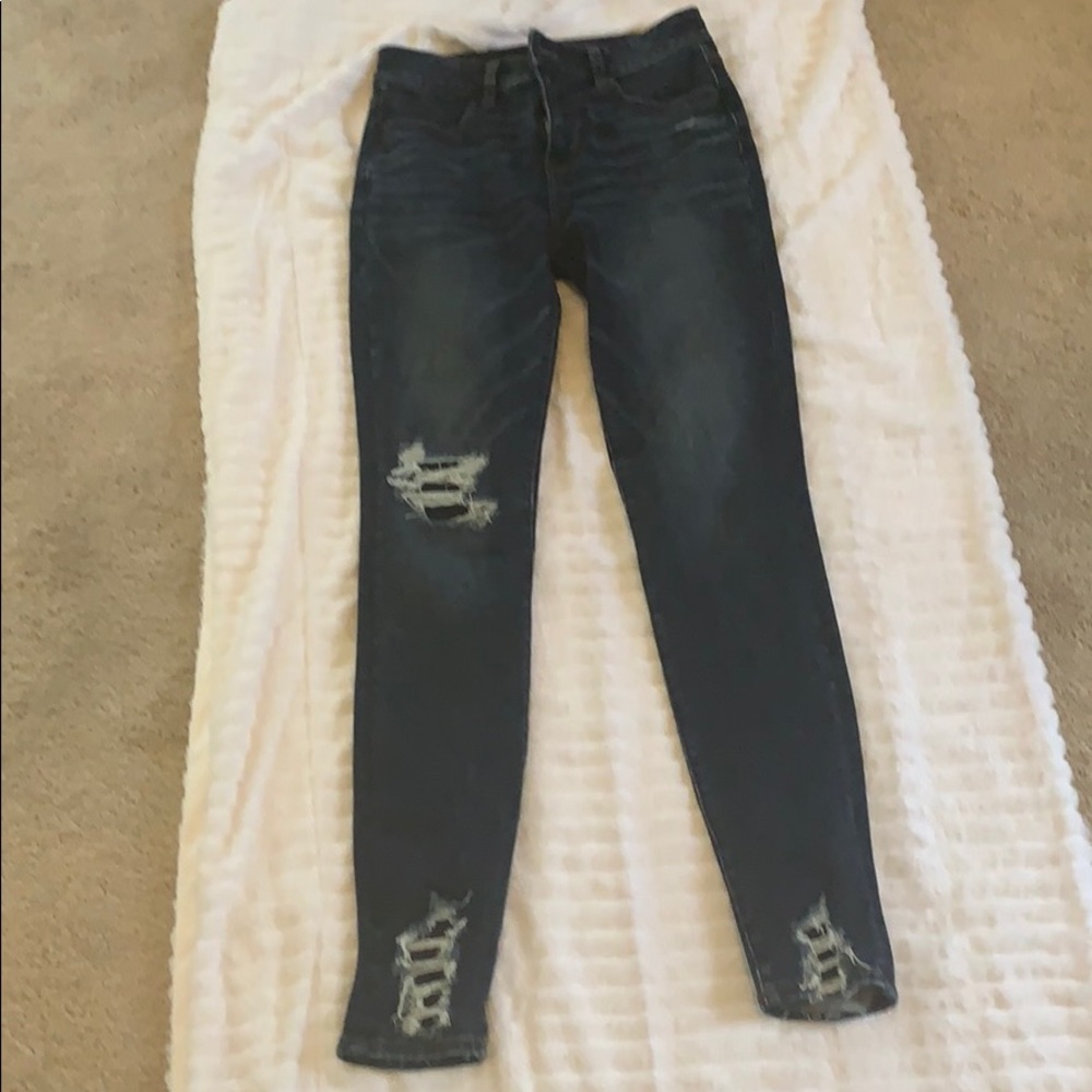Ankle stretch jeans
